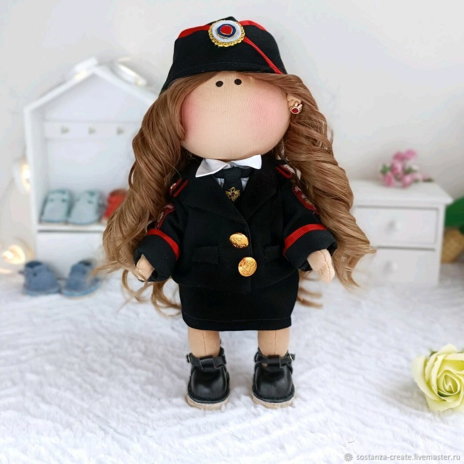 Кукла полицейский из фоамирана