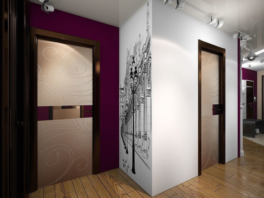 Фотообои в интерьере прихожей