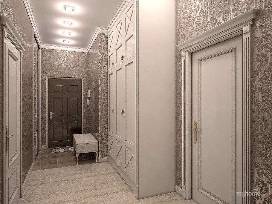 Прихожая в стиле современная классика