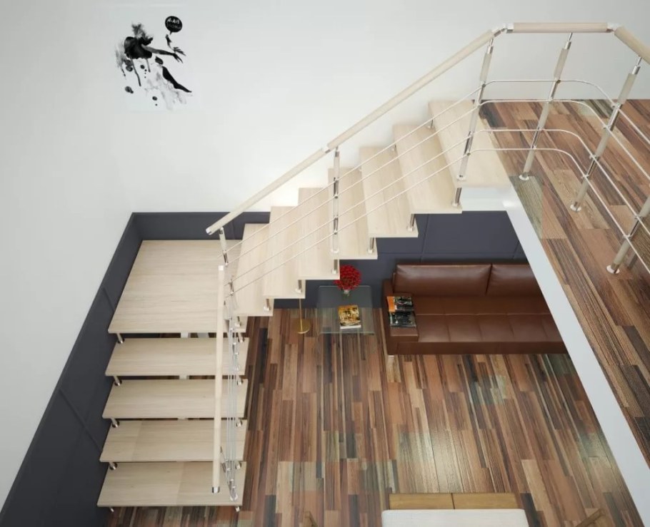 Лестница на монокосоуре mono-13