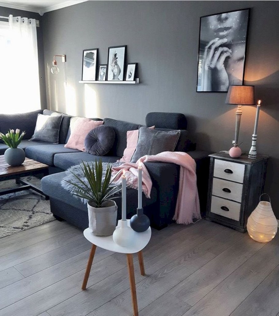 Серый цвет в интерьере