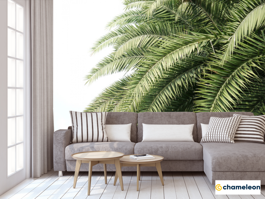 Аффреско пальмовые листья