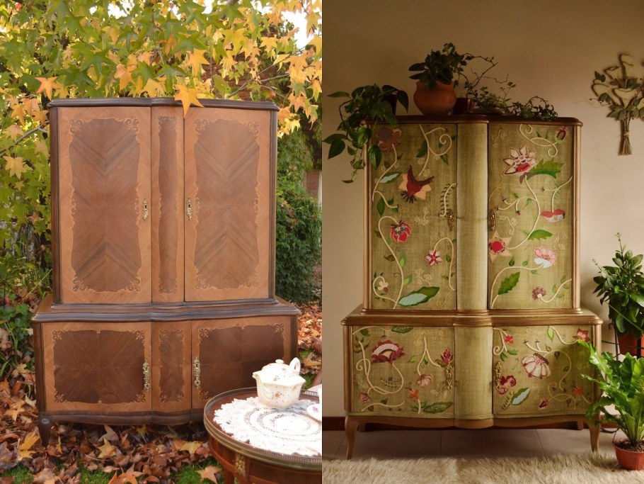 Декор старого шкафа