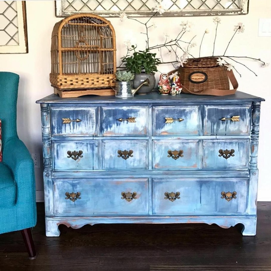 Декор старого шкафа