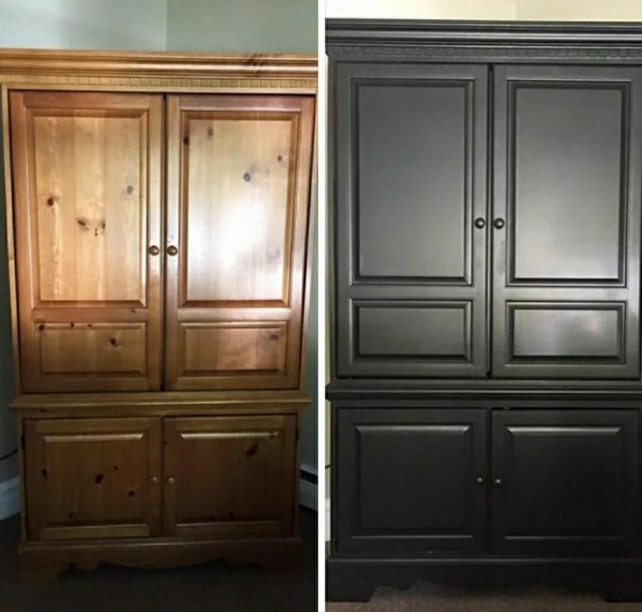 Перекраска старого советского шкафа