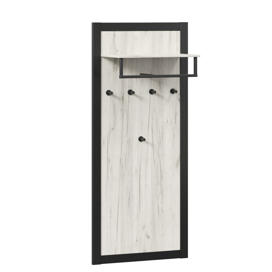 ТРИЯ вешалка арт мини дуб крафт белый