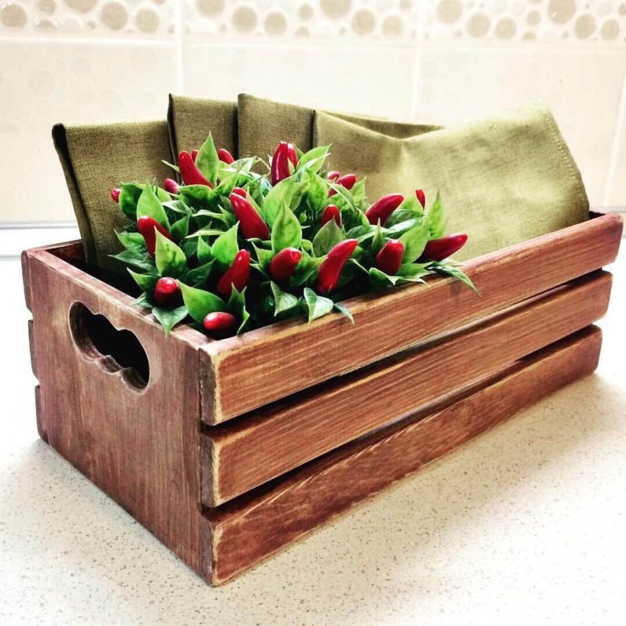 Цвет деревянного ящика