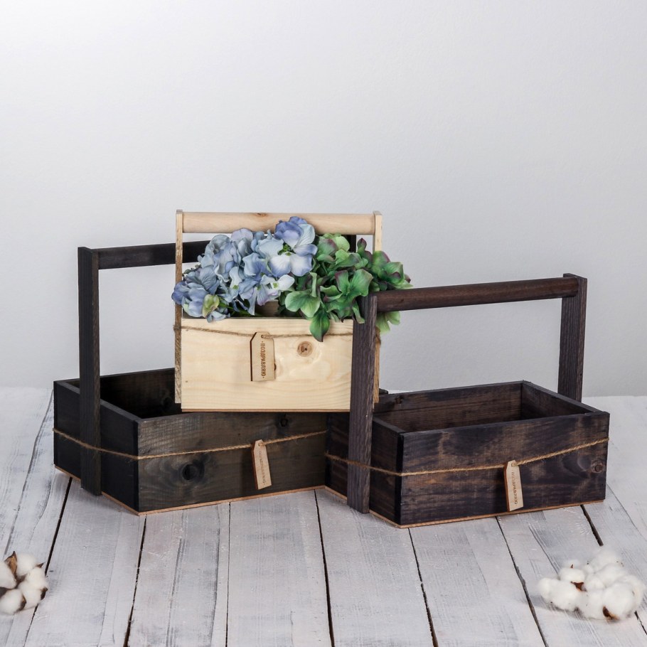 Ящик для цветов деревянный