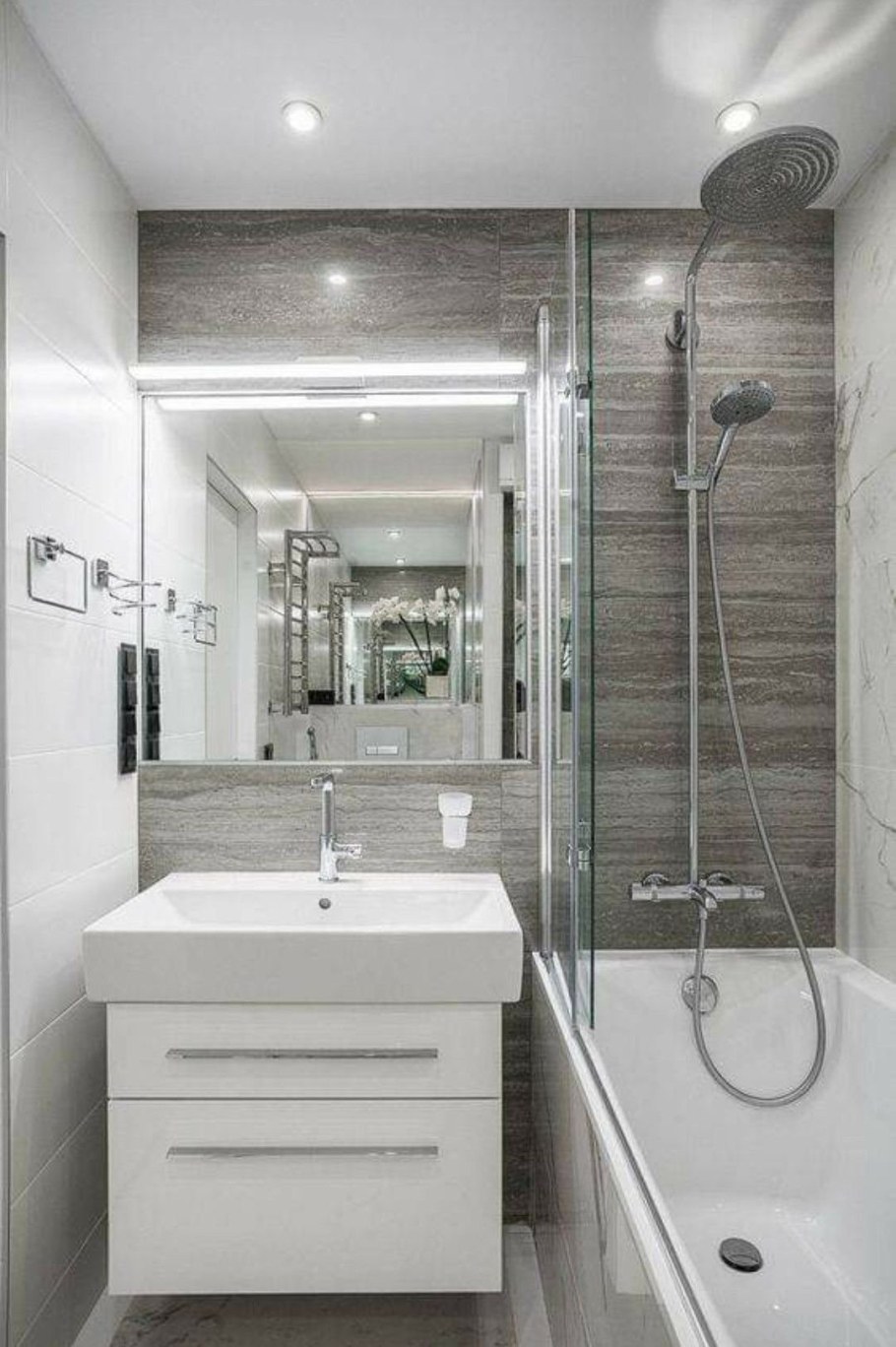 Ванная в стиле лофт 3м2