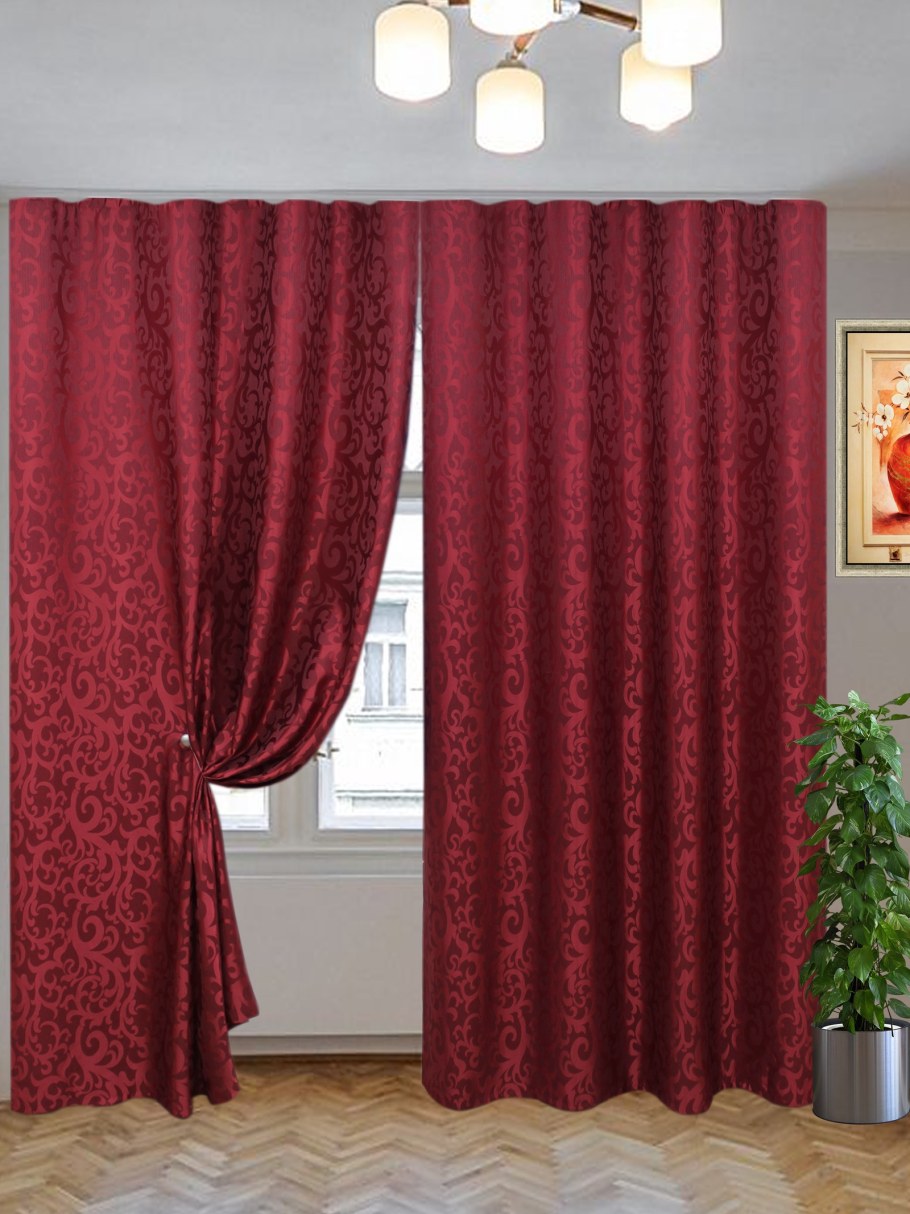 Портьера Амалия бордо 1