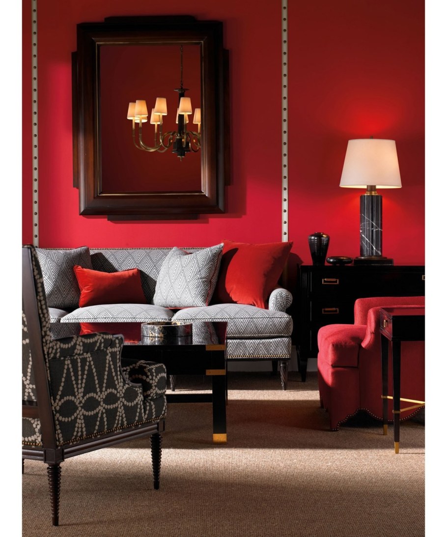 Красный интерьер