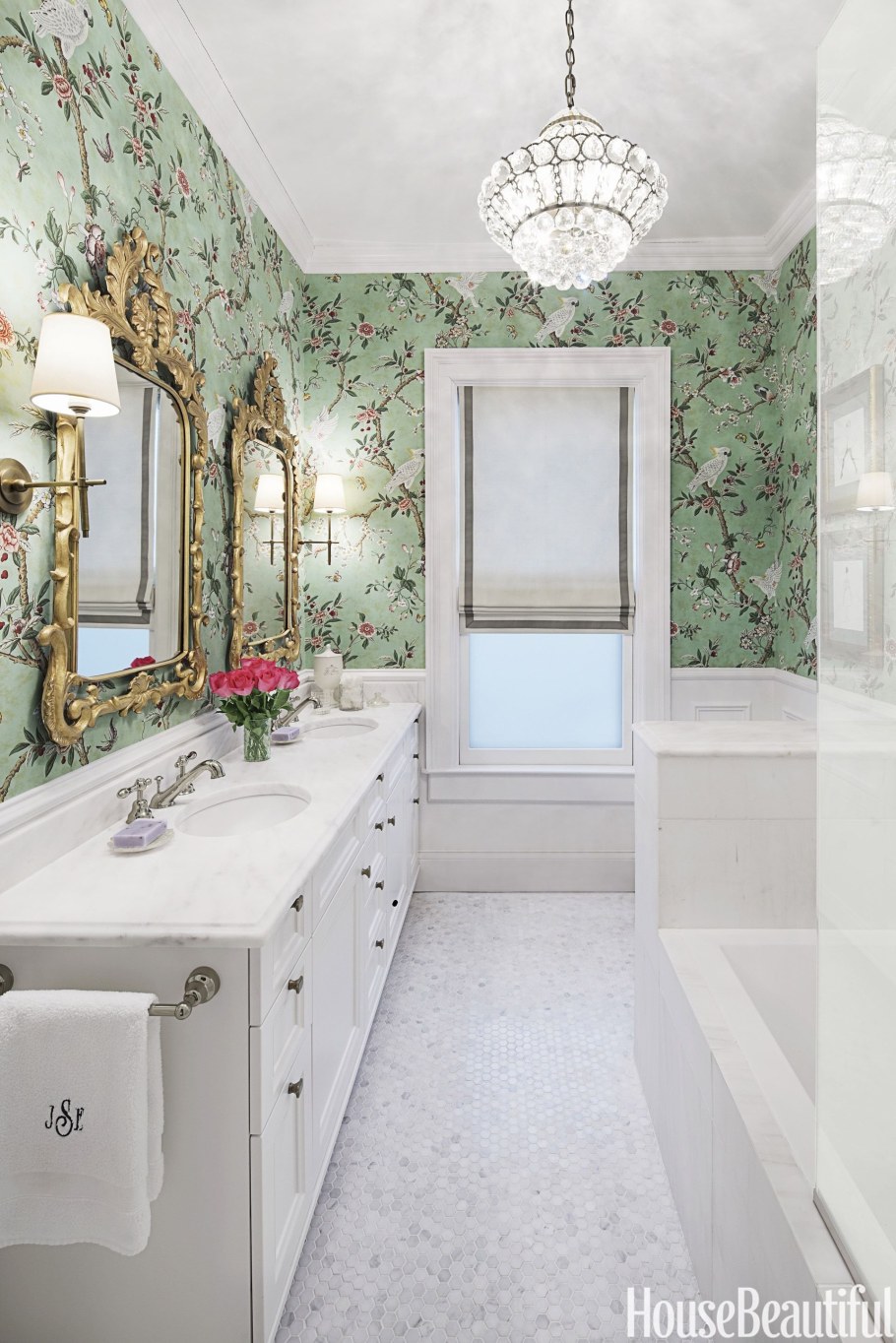 Санузел в английском стиле