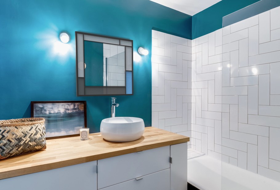 Краска для плитки в ванной