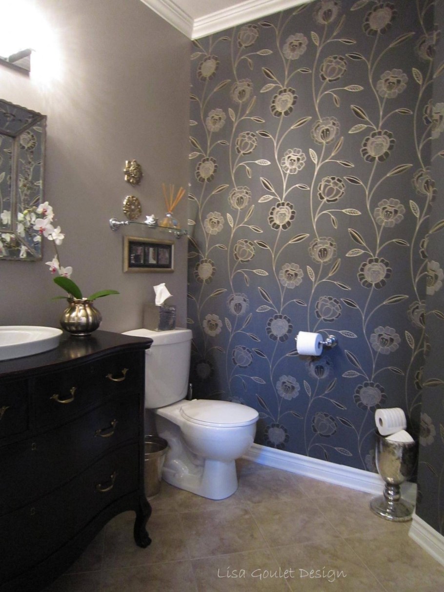 Обои для ванной комнаты