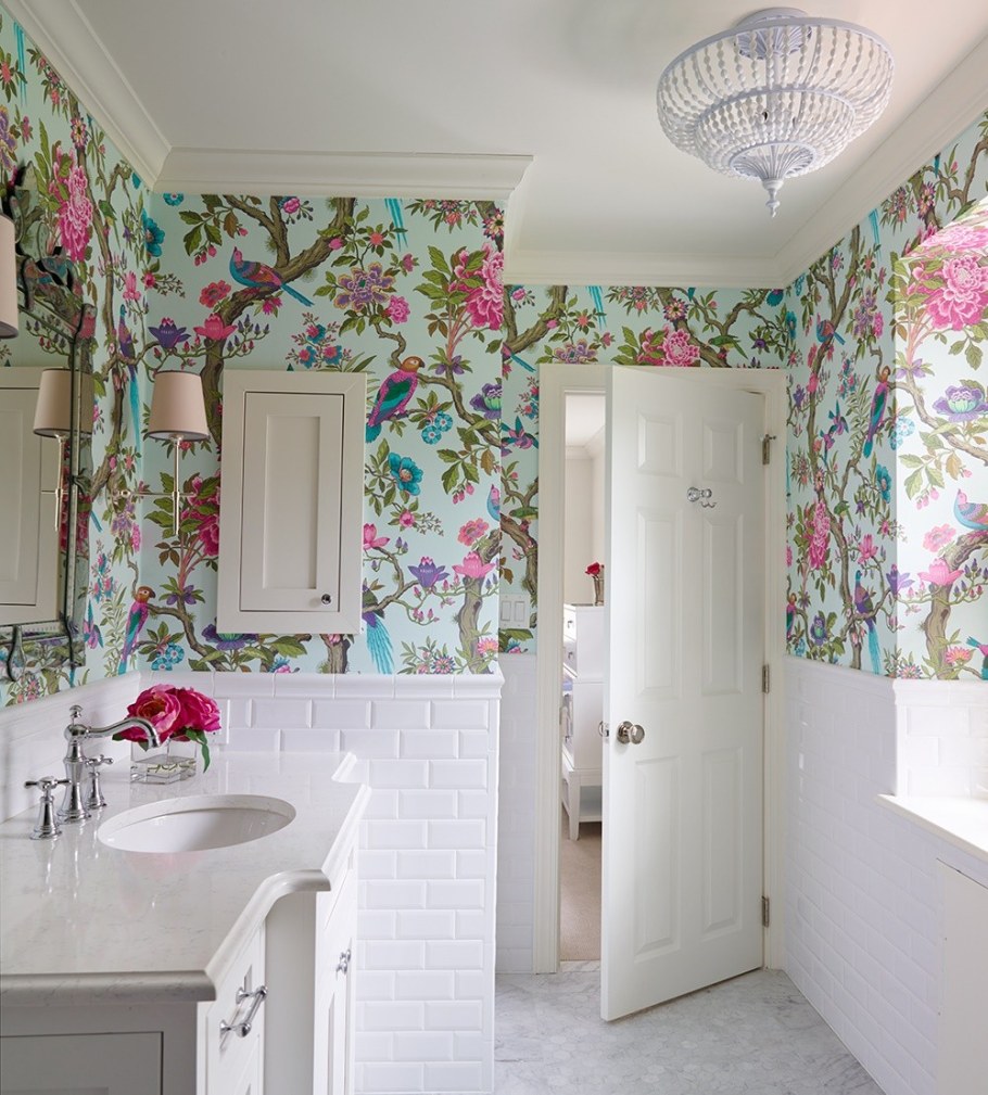 Интерьеры в цветочек