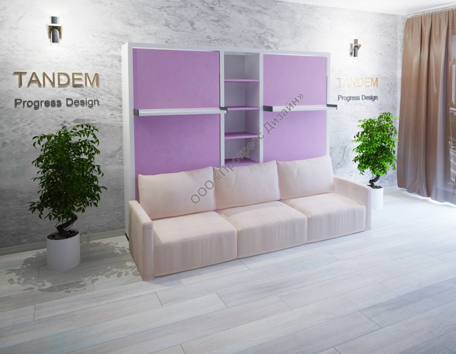 Шкаф кровать с диваном