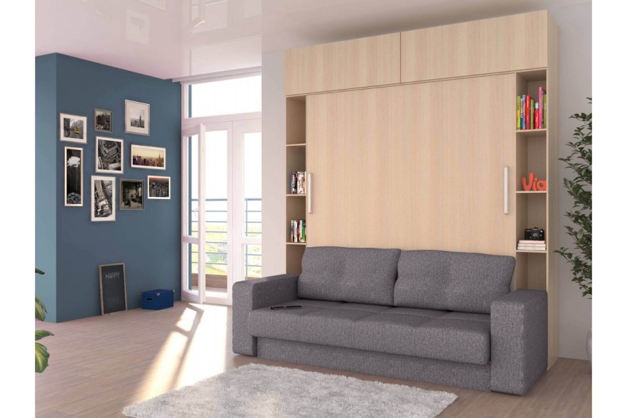 Шкаф-кровать диван трансформер TRANSMEB блюз