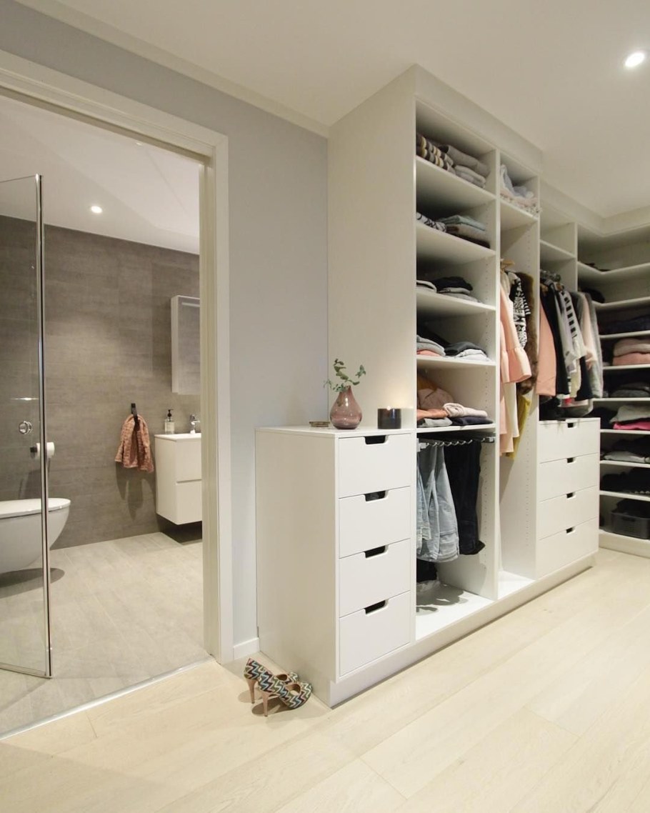 Интерьер гардеробной