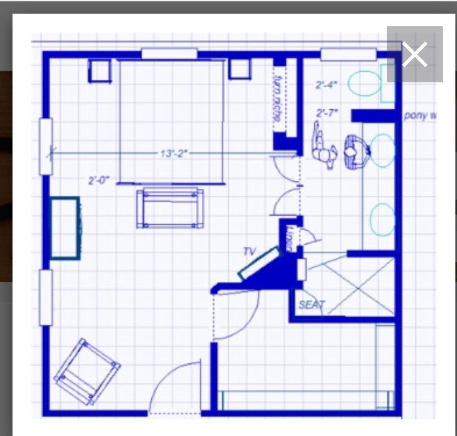 Санузел в спальне планировка