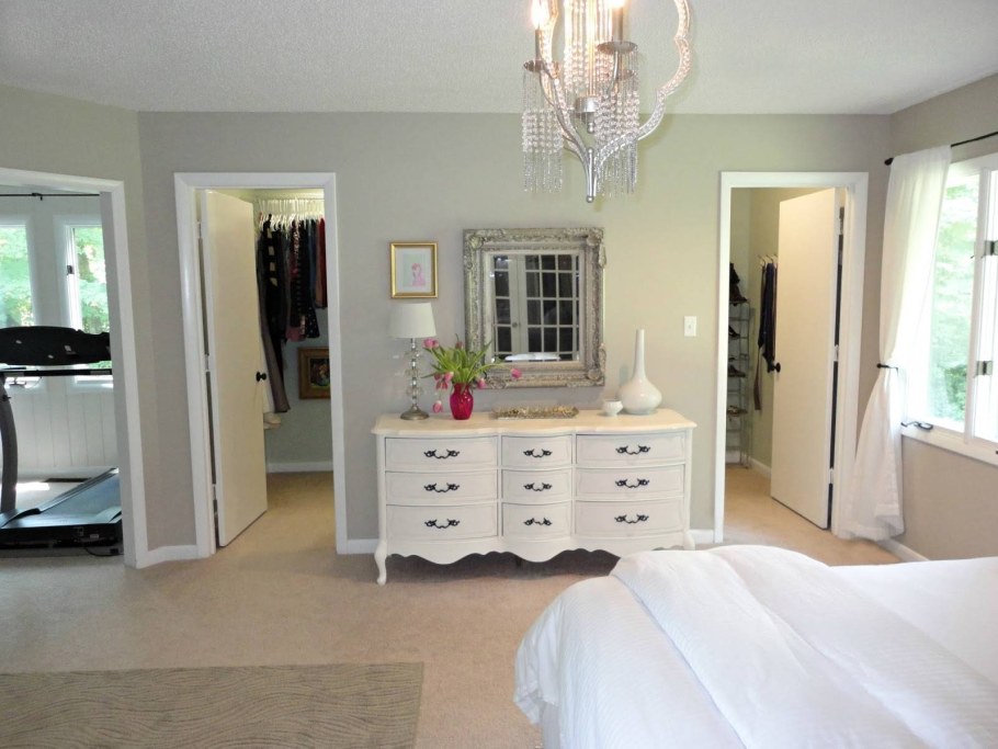 Спальня с ванной и гардеробной