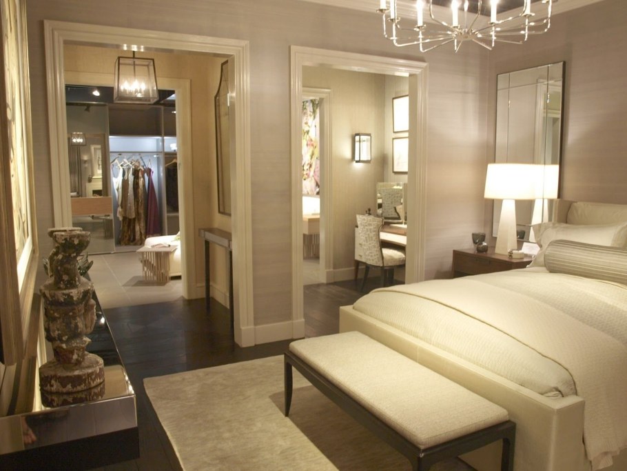 Мастер бедрум с ванной комнатой и гардеробной