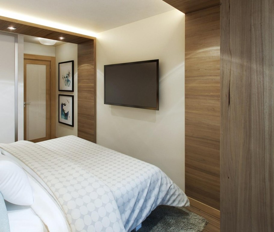 Отделка спальной комнаты