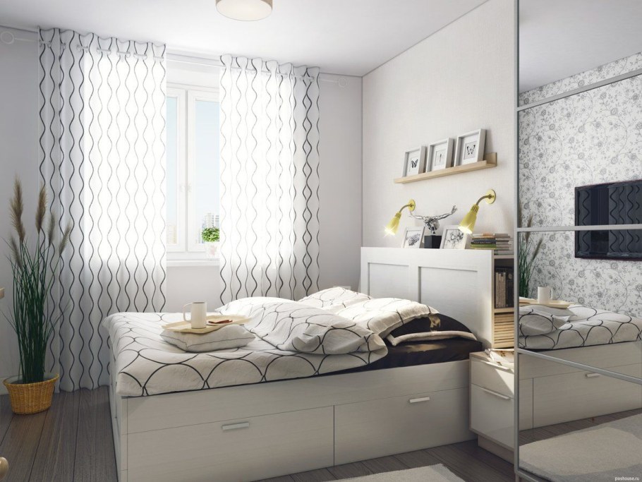 Спальня 14 кв м икеа