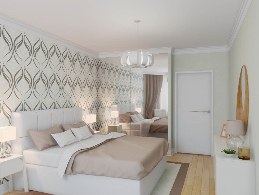 Спальная комната в современном стиле