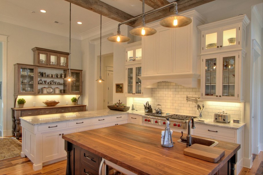 Освещение на кухне