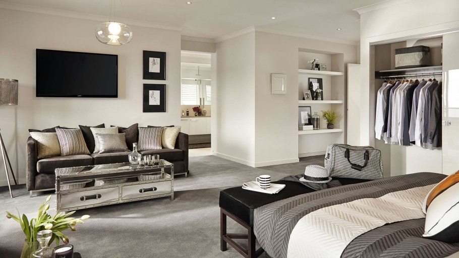 Серая мебель в интерьере