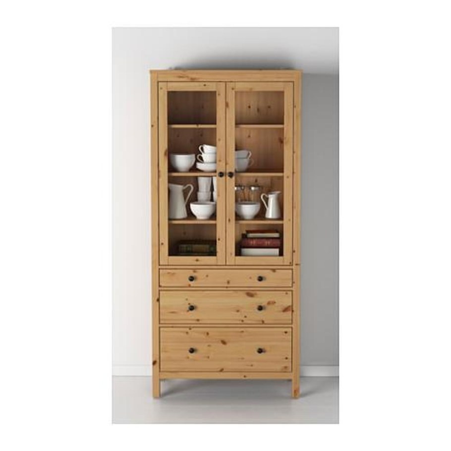 Шкаф сервант икеа ХЕМНЭС