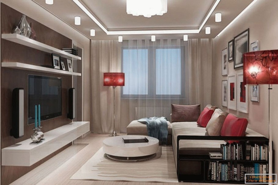 Проект гостиной комнаты