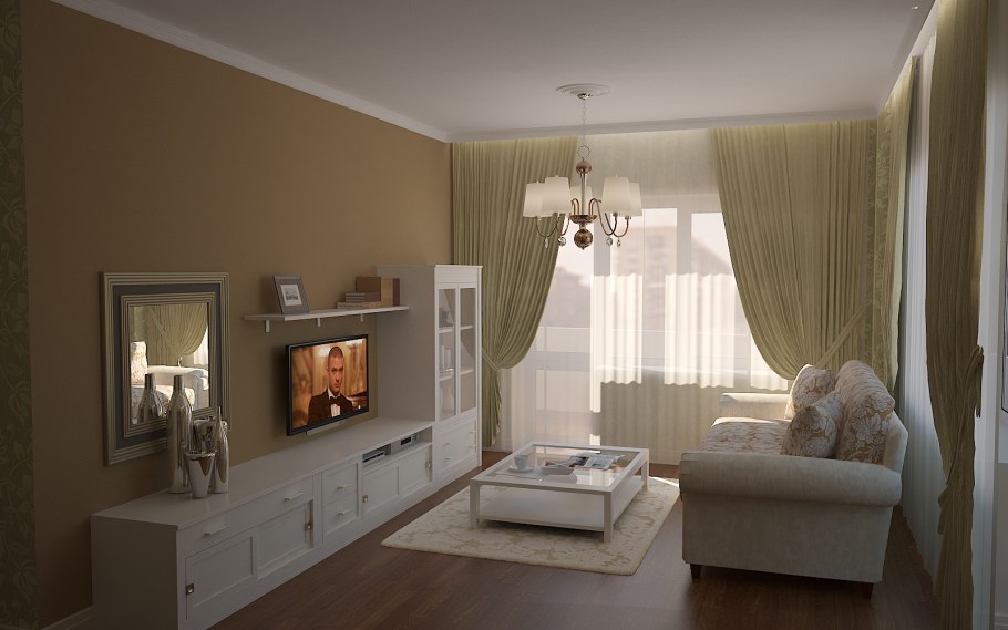 Интерьер гостиная 15 кв