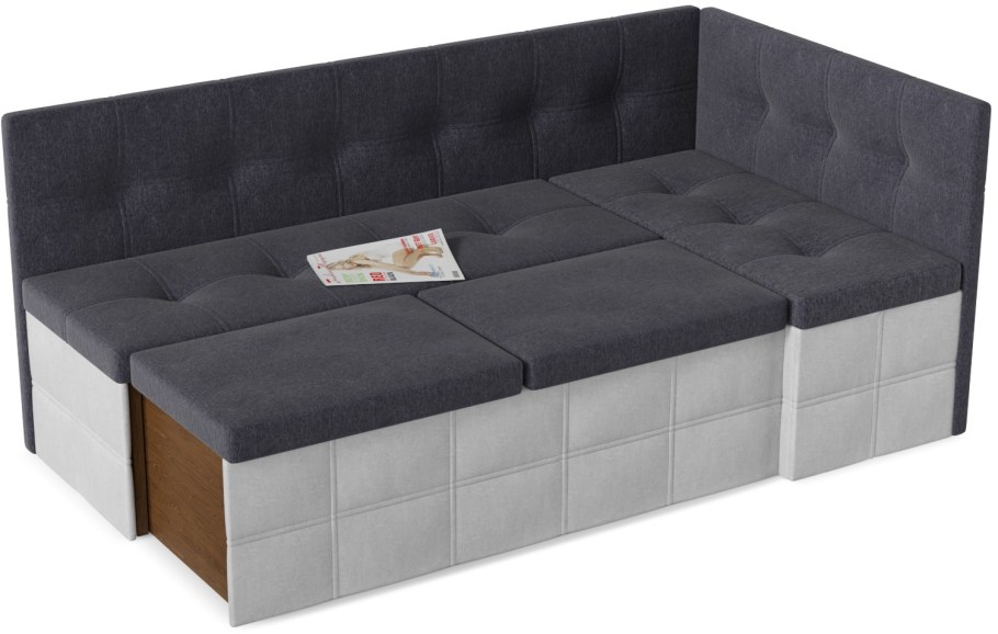 Диван смарт кухонный угловой Домино раскладной