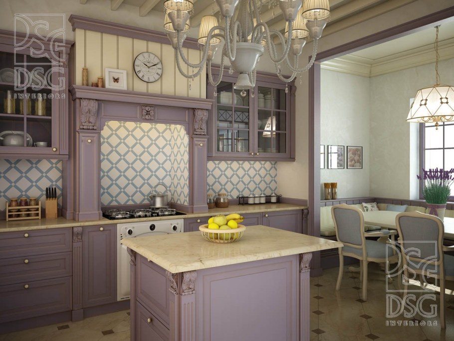 Лавандовая кухня Прованс