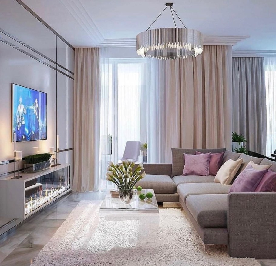 Стильный интерьер гостиной