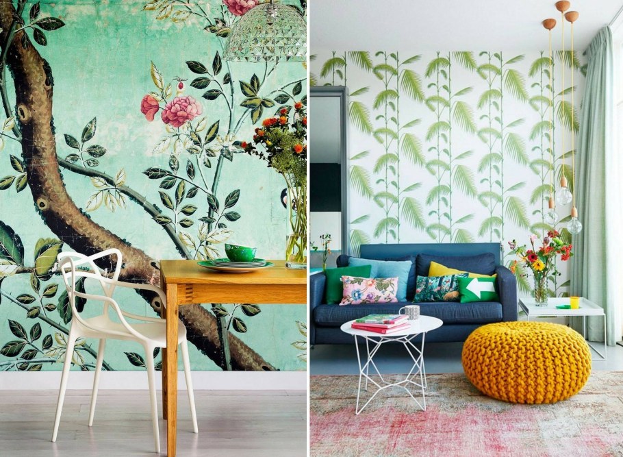 Декор в зеленом цвете пластик