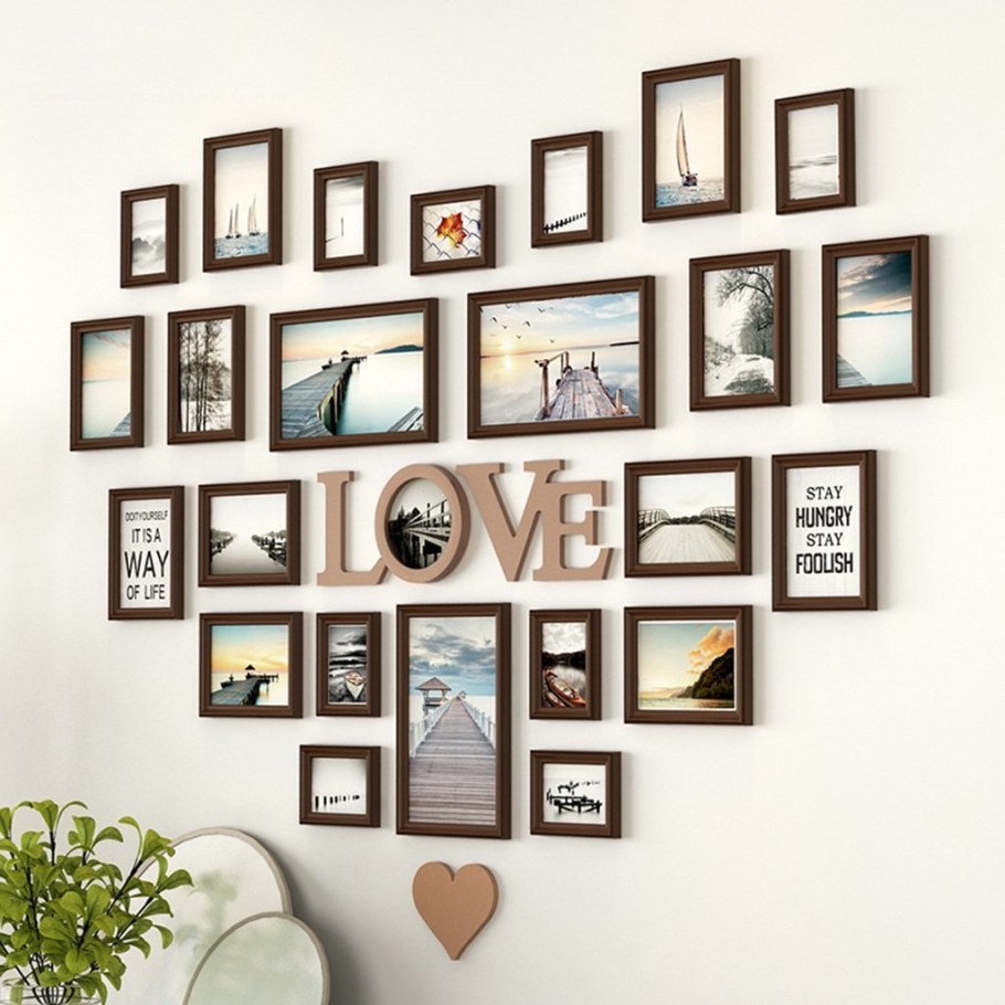 Оригинальные фоторамки на стену