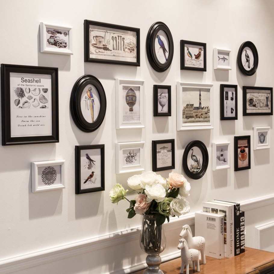 Стильные фоторамки на стену