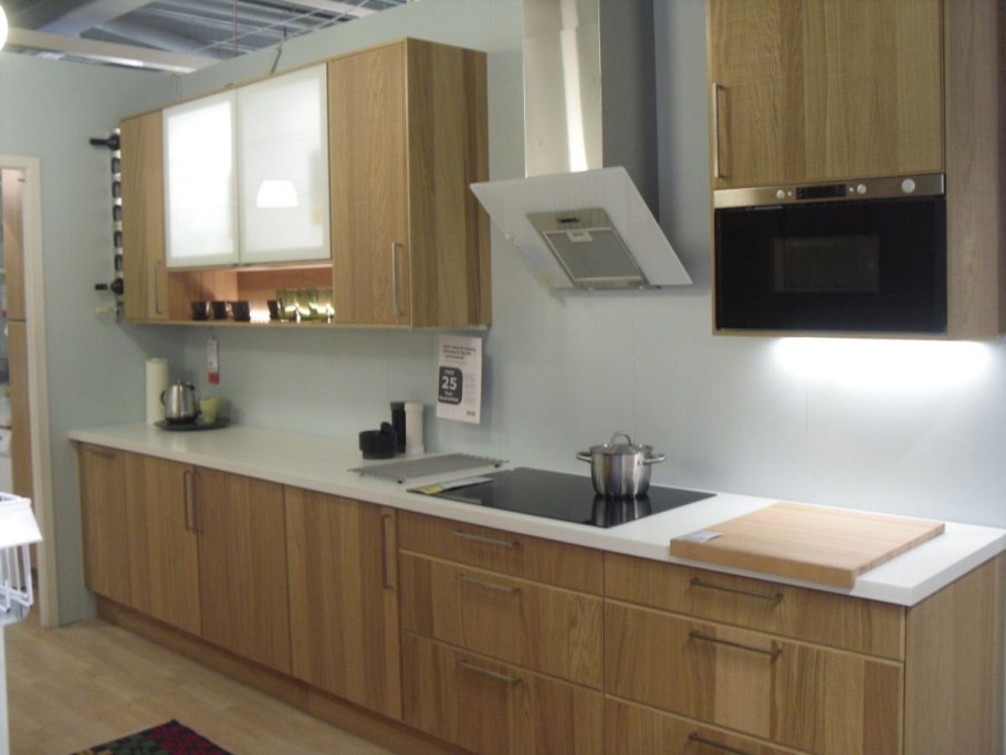 Кухня икеа Экестад дуб