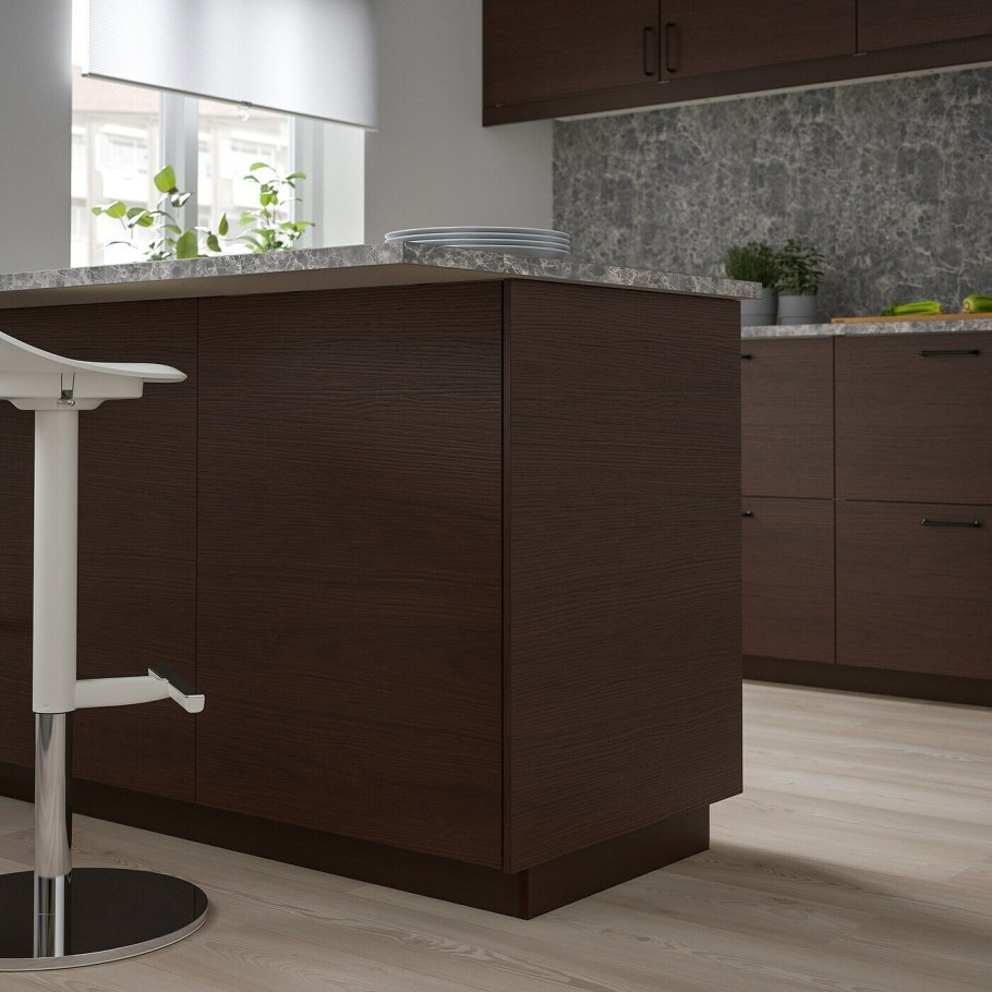 Askersund фасад 40*40 темный ясень