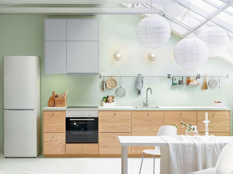 Кухня Калларп икеа в интерьере