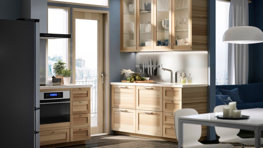 Кухня Торхэмн ясень икеа