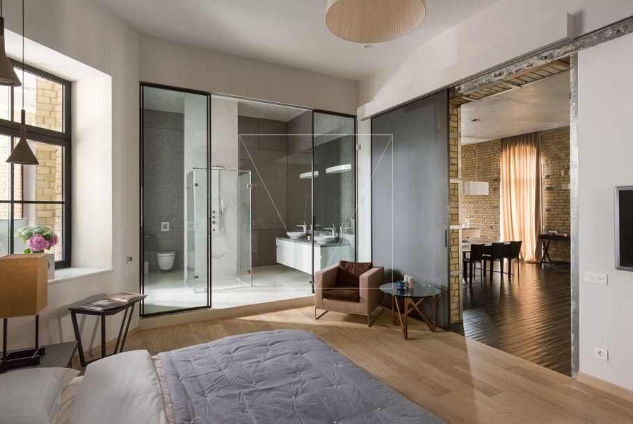 Светлый лофт в интерьере