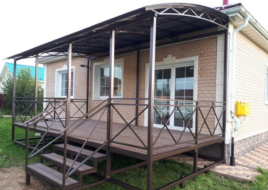 Терраса из металла