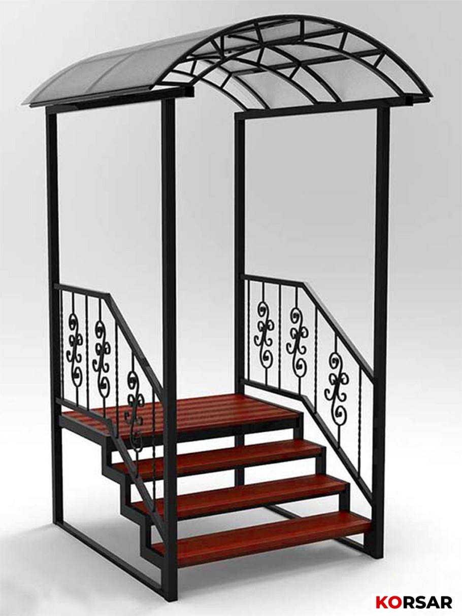 Крыльцо из металла