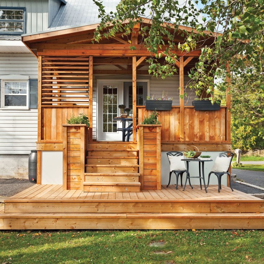 Крыльцо с террасой