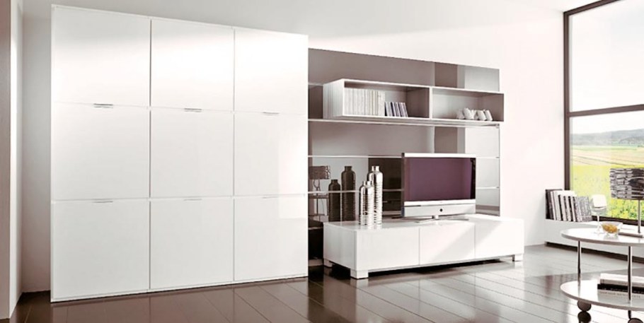 Шкаф в гостиную в современном