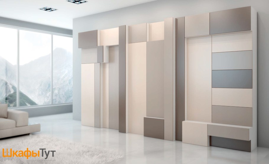 Шкаф в гостиную в современном
