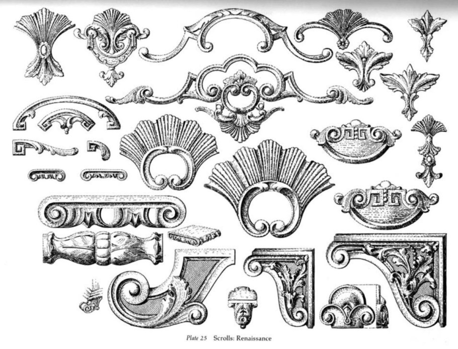 Орнамент в стиле классицизм